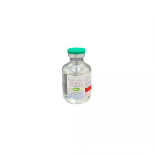 Lidayn Lignocaine 2% Adrenaline Injection 1:80000 30mL Vial