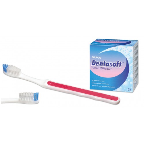 Dentasoft adult soft grip toothbrush 72/box