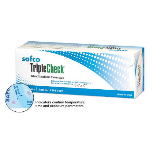 Triplecheck pouches 3-1/2 x 5-1/4 200/box