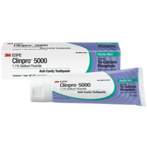 Clinpro 5000 Toothpaste 1.1% Sodium Fluoride 4oz (3M)