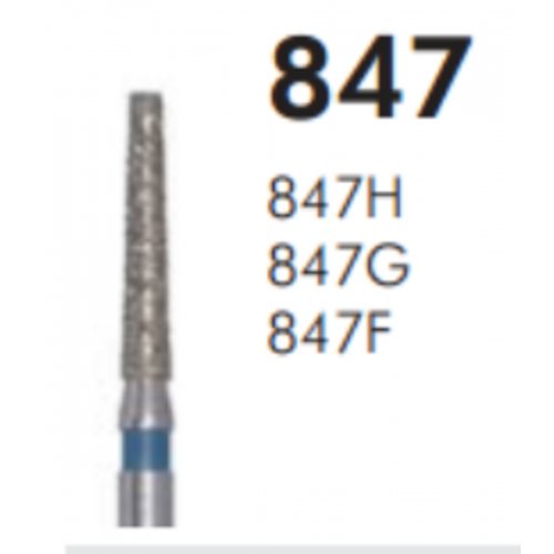 Meisinger Diamonds FG Tapered Flat End Coarse 5/pk