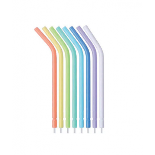 Disposable Air Water Syringe Tips with cores Compares to Crystal Tips, Flashtips and Sparkle (Assorted Opaque)