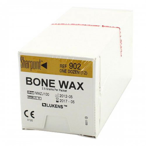 Bone Wax 2.5gm White 12/Pk