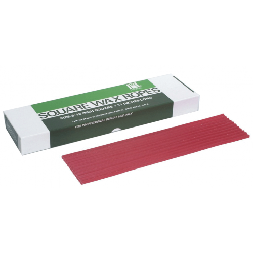 Wax Utility Strips Round Red 80Bx