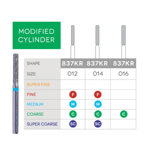 Sabur Modified Cylinder Diamond 837KR-014C 10/Pk