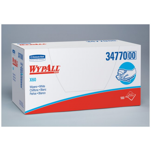 Wypall X60 Hydroknit Wipers 100/Pk x 9/Cs