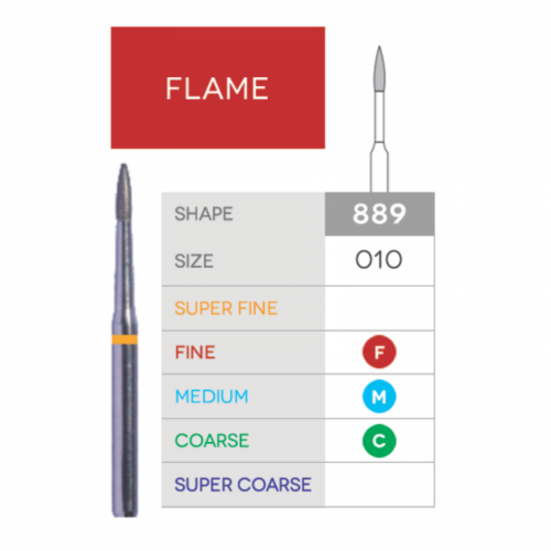 Sabur Flame Diamond 889-010F 10/Pk