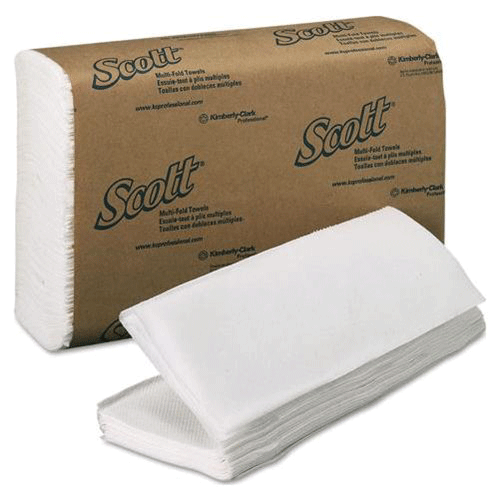 Scott Essential Multi-Fold Towels 9.2x9.4 White 4000 Sheets/Case