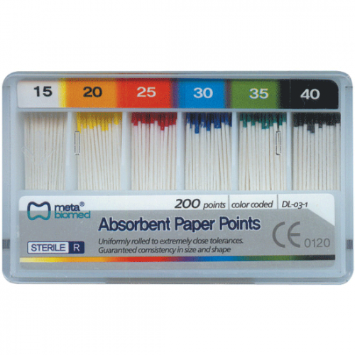 Absorbent Paper Points Cell 200/Pk #25