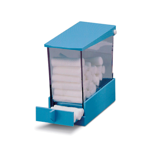 Cotton Roll Dispenser Blue