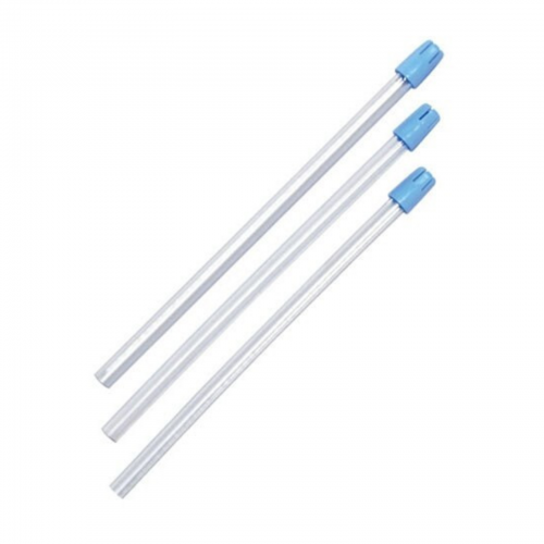 Saliva Ejector 100/Pk Clear W/Blue