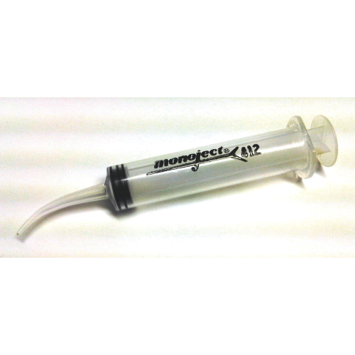 Monoject Curved Tip Syringe 12cc 2/Box