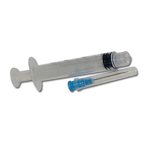 Endo Irrigation Syringes w/Needle Closed End 3cc 23Ga 100/Pk