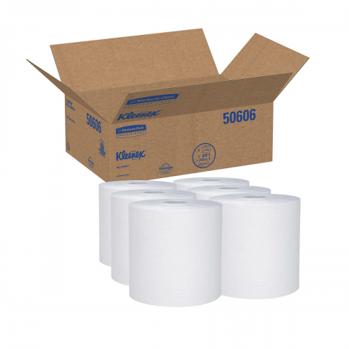 Scott Essential Plus Hard Roll Towel 8" x 600' White 6/Case