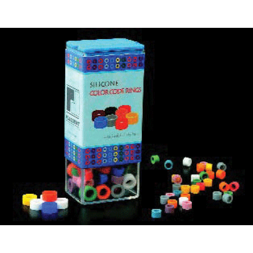 Color Code Rings 60/Pk White