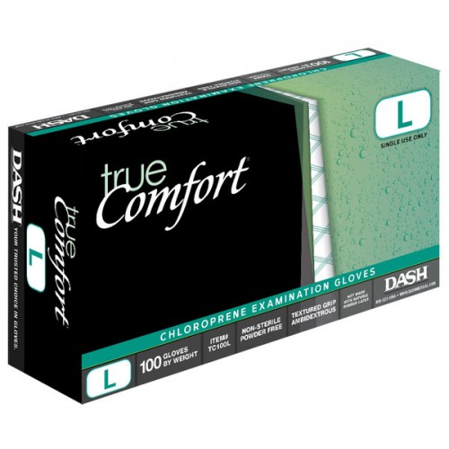 True Comfort® Chloroprene Exam Gloves - CASE OF 10