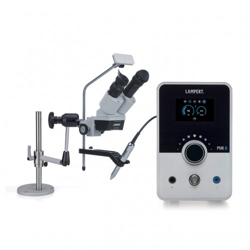 PUK 6 Welder with SMG5 Microscope, Articulating Arm and Flow Regulator