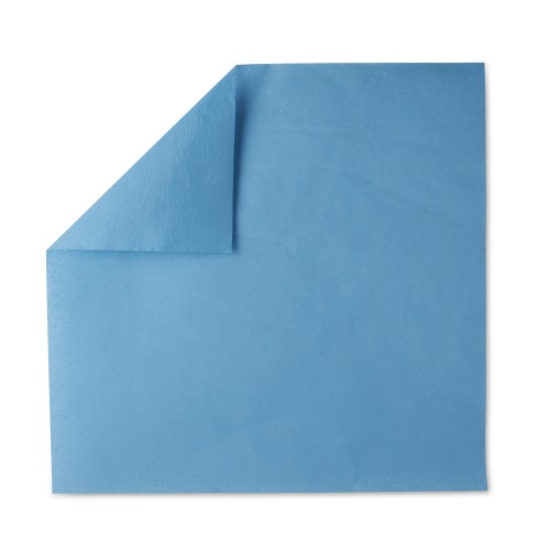 McKesson Sterilization Wrap Blue 20 X 20 Inch Single Layer Cellulose Steam / EO Gas (100/box)