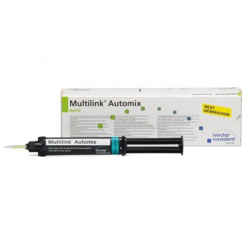 Ivoclar Vivadent Multilink Automix Universal Cement Transparent 9gm Syringe