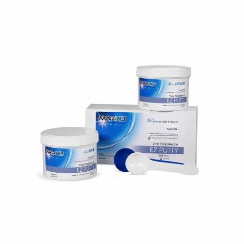 MARK3 EZ VPS Putty Impression Material Regular/Fast Set 300mL Base & Catalyst