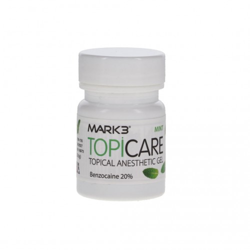 MARK3 Topicare Topical Anesthetic Gel Mint 1oz Jar 