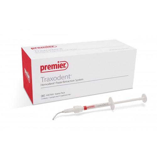 Premier Traxodent Hemodent Paste Retraction System Intro Kit 7/Pk