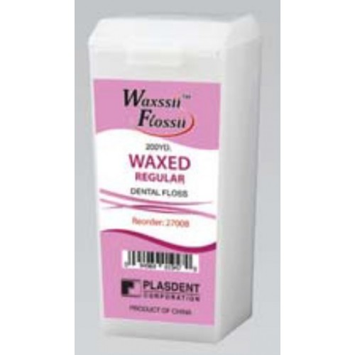 WAXSII FLOSSII™ Premium Waxed Dental Floss Unflavored