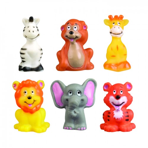 Jungle Animal Finger Puppets - 24/pk