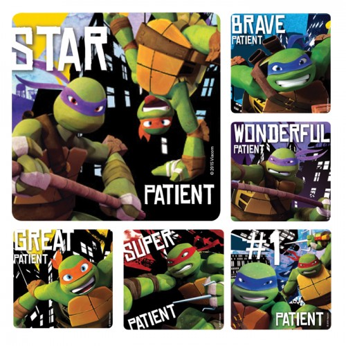 Teenage Mutant Ninja Turtles Patient Stickers - 100/roll