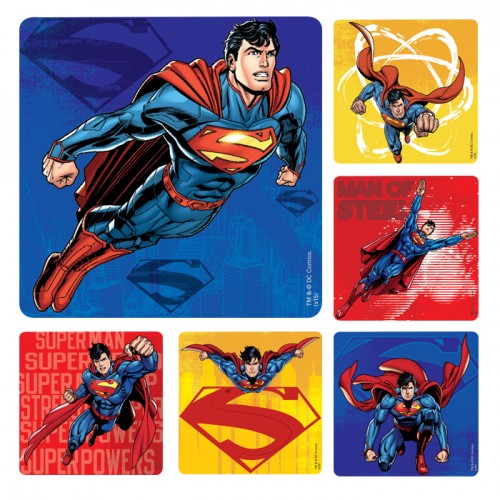 Superman Stickers - 100/roll