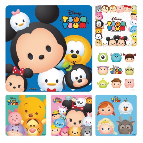 Disney Tsum Tsum Stickers - 100/roll