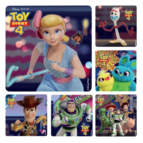 Toy Story 4 Stickers - 100/roll