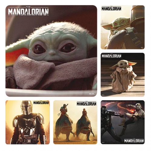 The Mandalorian Stickers - 100 per roll