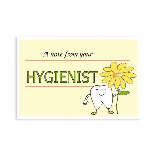 Hygienist Flower Postcard - 250/pk