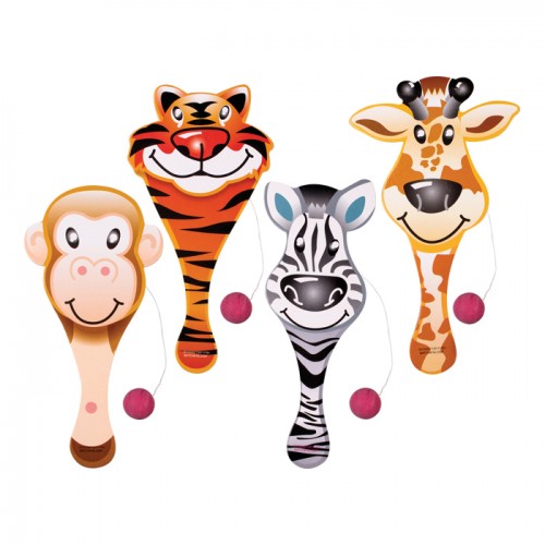 Animal Paddleballs - 24/pk