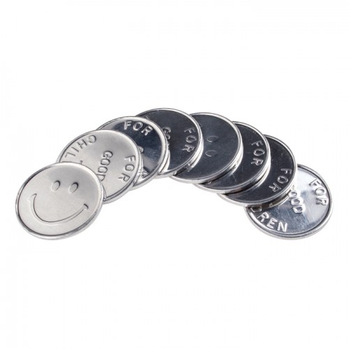 Smile Face Tokens for Vending Machine - 100/pk