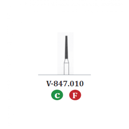 Diamond Burs Flat End Taper (10)