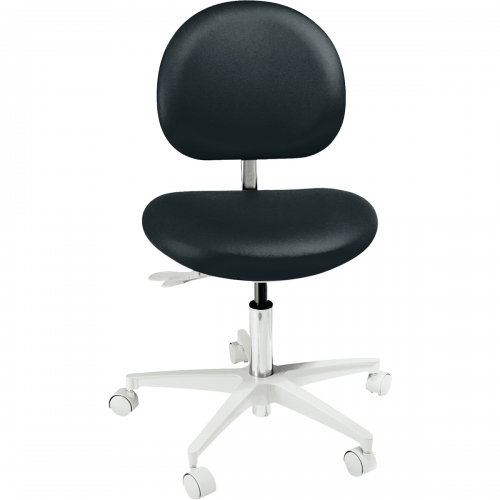 3100 Series Dental Stool - Operator, Increased Height Range 20"-26" With Back Tilt, Adjustable Footring