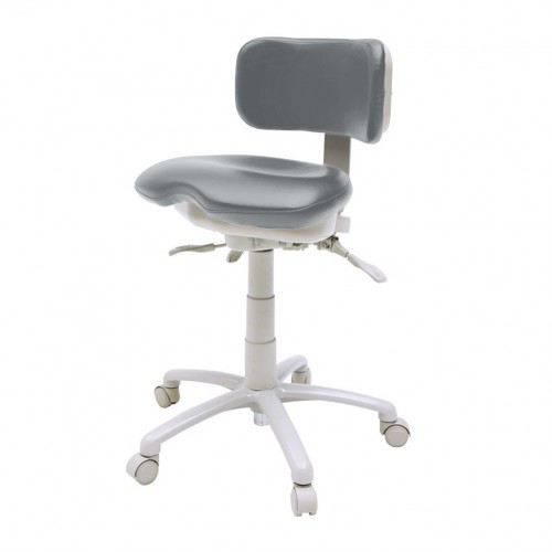 9500 Series Dental Stool - Operator, Increased Height (22"-31") With Adjusatable Foot Ring