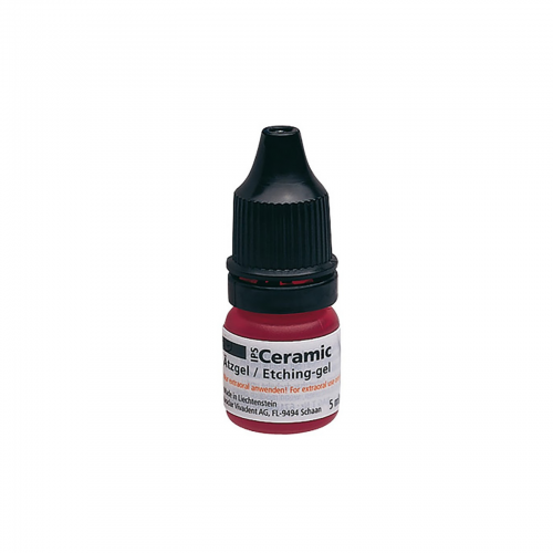 IPS Ceramic Etching Gel, 5 ml, Red, 1/Pk, 531548