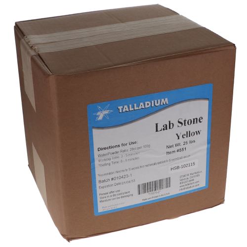 Labstone, 25 lbs, Yellow, 1/Pk, 102115