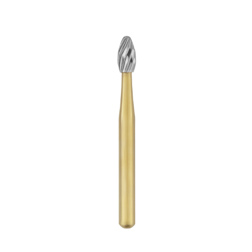 12-Blade Trimming & Finishing Carbide Burs, FG, Egg, # 7378G, 5/Pk, 15370-5