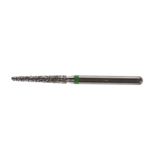 NTI Diamond Burs, FG, Curettage, # C879K, 1.4 mm, Coarse, Green, 5/Pk, C879K-014