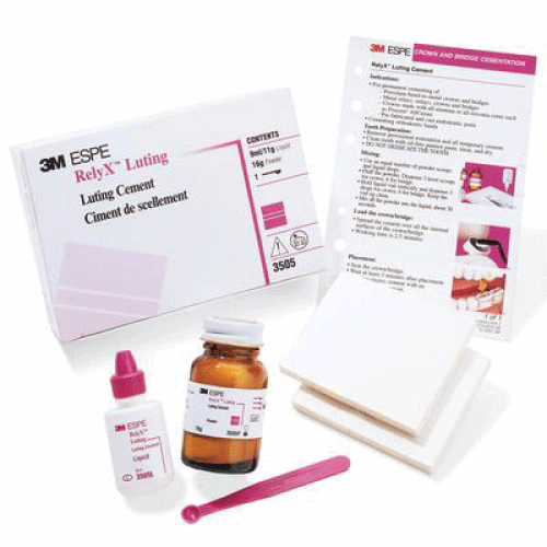 RelyX Luting Cement, Powder and Liquid Introductory Kit, 1/Pk