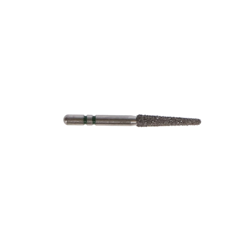 Two Striper Diamond Burs, FG, Round-End Taper, 767.9, 1.8 mm, Coarse, Green, 5/Pk, 2015455