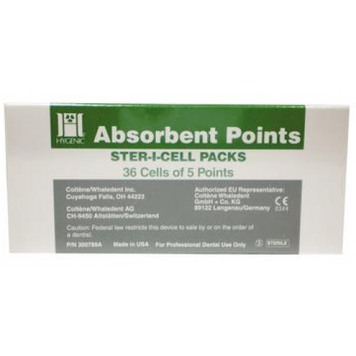 Ster-I-Cell Absorbent Paper Points, Medium, 180/Pk, H03204