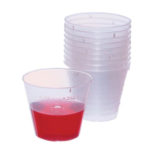 Medicine Mixing Cups, 1 oz, 100/Pk, CX1