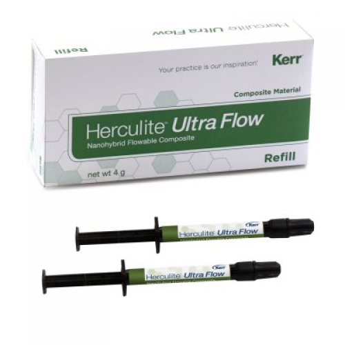 Herculite Ultra Flow Flowable, Syringe Refill, 2 g, A3, 2/Pk