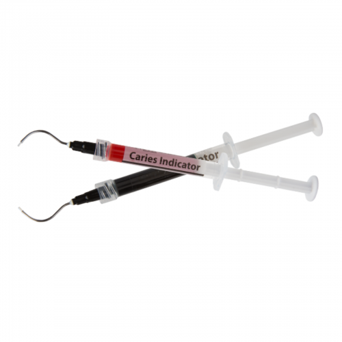 Caries Indicator, Syringe Refill with Tips, Red, 1.2 ml, 4/Pk, 502700