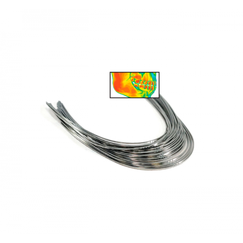 Niti Heat Activated Archwires - Rectangular, Ovoid Form - Pack X 10Pcs